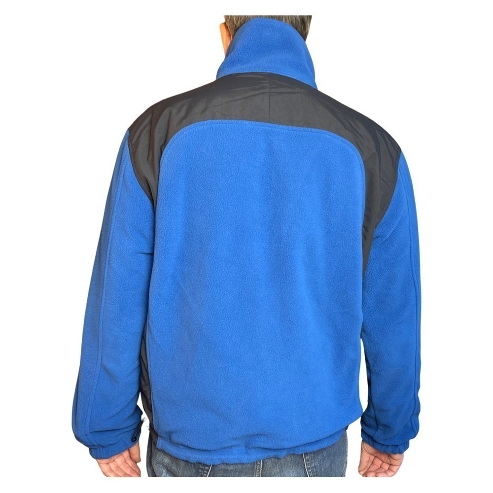 LL Bean Mens Reversible Winter Jacket | Size Large Regular | Color Blue - Picture 4 of 11